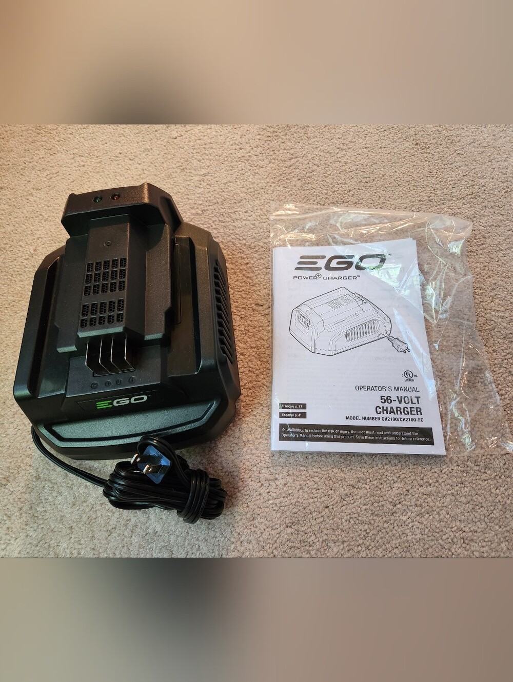 EGO Power Plus 56V Battery Charger CH2100 210W - BRAND NEW